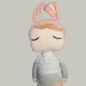 MeToo Angela sleeping girl stuffed plush